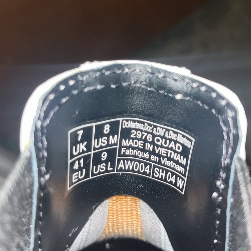 White Doc Marten Platform Boots - Picture 3 of 3
